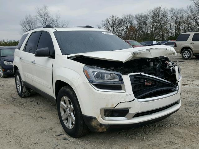 1GKKRPKD1DJ248401 - 2013 GMC ACADIA SLE WHITE photo 1