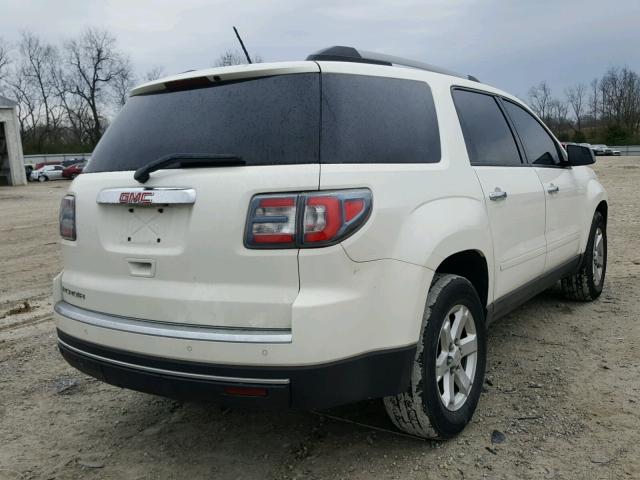 1GKKRPKD1DJ248401 - 2013 GMC ACADIA SLE WHITE photo 4