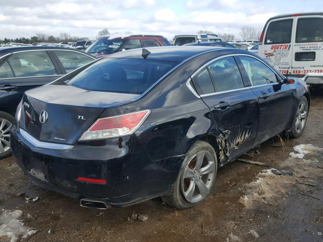 19UUA9F20CA004948 - 2012 ACURA TL BLACK photo 4