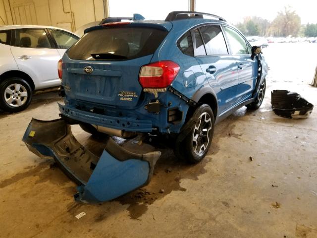 JF2GPANC4HH268731 - 2017 SUBARU CROSSTREK BLUE photo 4