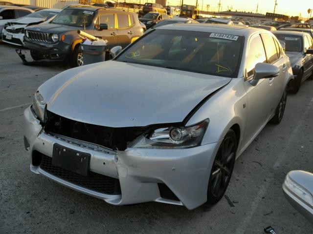 JTHBE1BL2D5015226 - 2013 LEXUS GS 350 SILVER photo 2