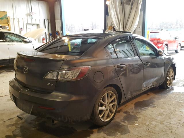 JM1BL1V98C1662923 - 2012 MAZDA 3 S CHARCOAL photo 4