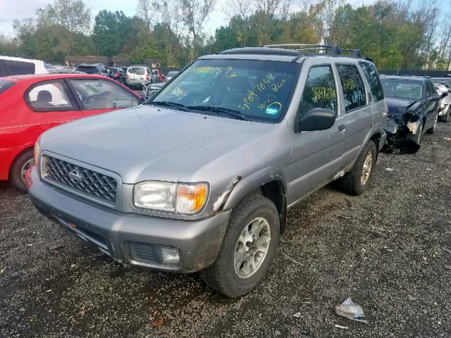 JN8DR09Y91W577743 - 2001 NISSAN PATHFINDER SILVER photo 2