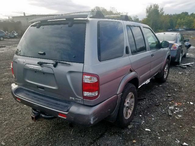 JN8DR09Y91W577743 - 2001 NISSAN PATHFINDER SILVER photo 4