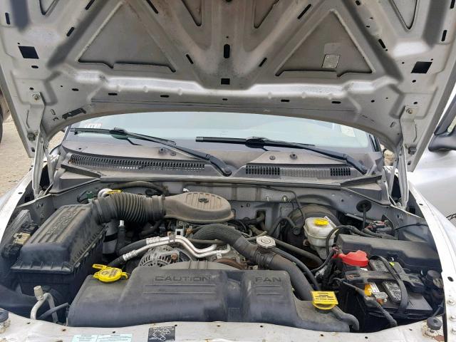 1B7GG2AX61S197411 - 2001 DODGE DAKOTA QUA GRAY photo 7