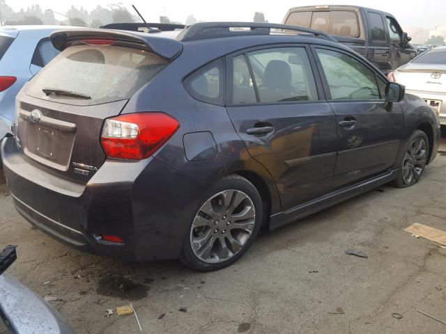 JF1GPAU62DH805025 - 2013 SUBARU IMPREZA SP CHARCOAL photo 4