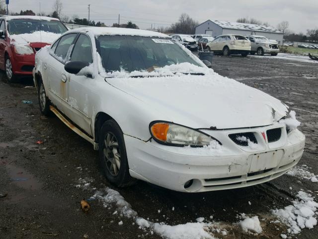 1G2NE52F14M522662 - 2004 PONTIAC GRAND AM S WHITE photo 1