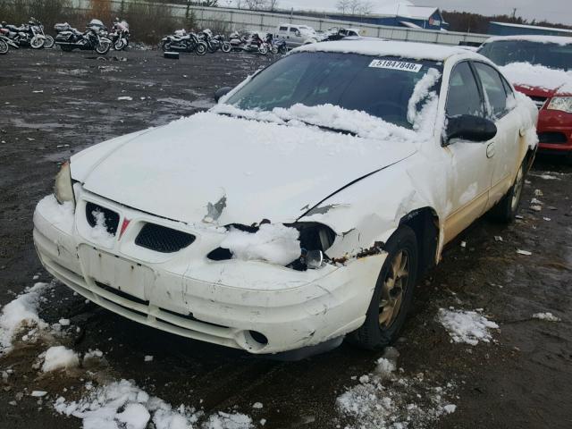 1G2NE52F14M522662 - 2004 PONTIAC GRAND AM S WHITE photo 2