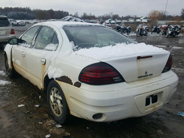 1G2NE52F14M522662 - 2004 PONTIAC GRAND AM S WHITE photo 3