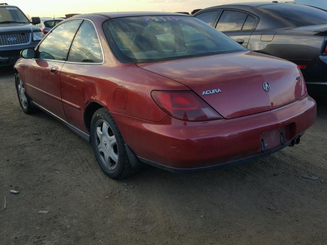 19UYA1158VL018222 - 1997 ACURA 2.2CL წითელი ფოტო 3