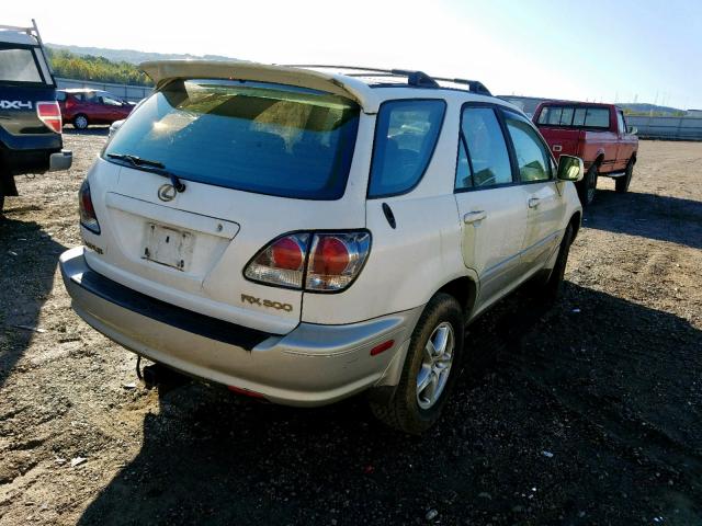 JTJHF10U530296967 - 2003 LEXUS RX 300 WHITE photo 4