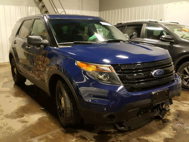 1FM5K8AR8EGA65426 - 2014 FORD EXPLORER P BLUE photo 1