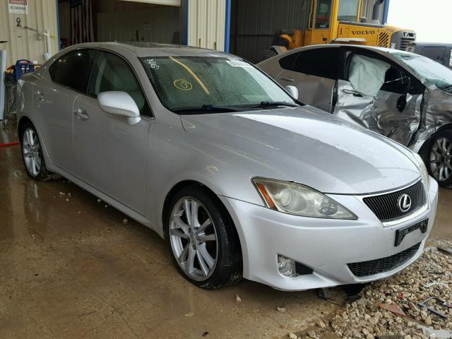 JTHBK262875037476 - 2007 LEXUS IS 250 SILVER photo 1