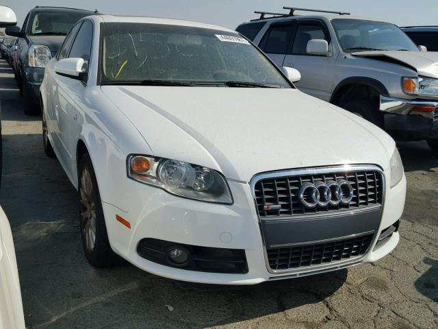 WAUAF78E78A134664 - 2008 AUDI A4 2.0T WHITE photo 1