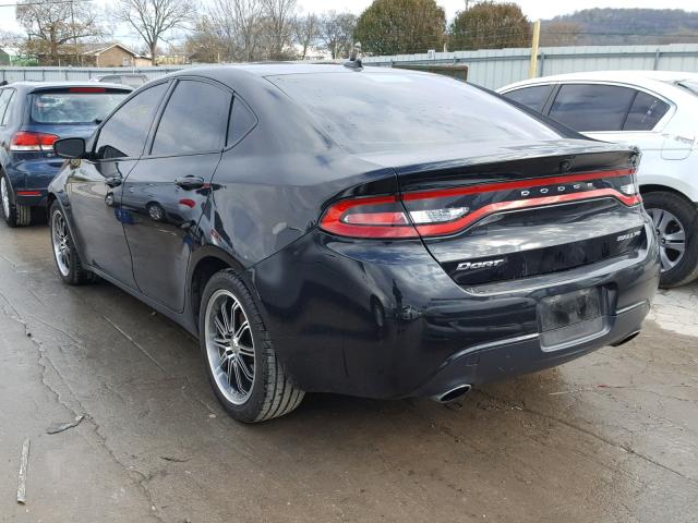 1C3CDFBB7FD151197 - 2015 DODGE DART SXT BLACK photo 3