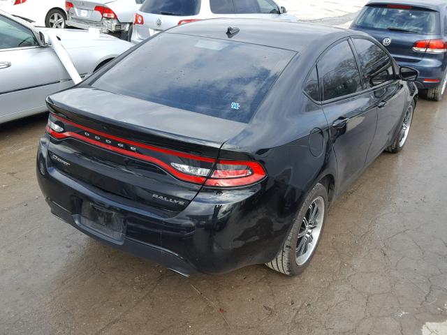 1C3CDFBB7FD151197 - 2015 DODGE DART SXT BLACK photo 4