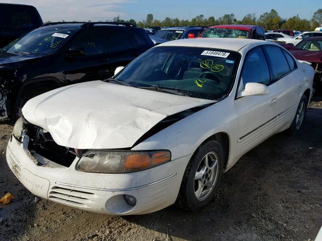 1G2HX54K114167392 - 2001 PONTIAC BONNEVILLE WHITE photo 2