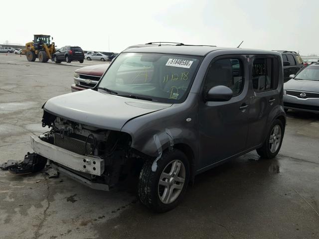 JN8AZ2KR8AT150749 - 2010 NISSAN CUBE BASE GRAY photo 2