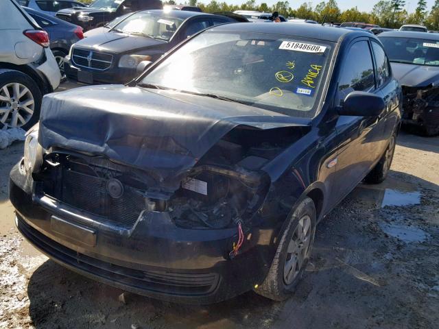 KMHCM3AC1BU207600 - 2011 HYUNDAI ACCENT GL BLACK photo 2