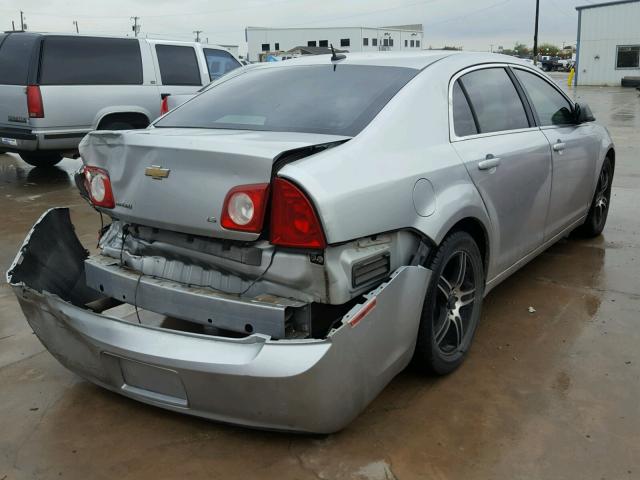 1G1ZG57B89F259555 - 2009 CHEVROLET MALIBU LS 银色 照片 4