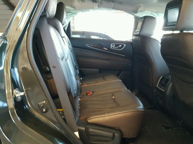 5N1CL0MM0EC540919 - 2014 INFINITI QX60 HYBRI GREEN photo 6