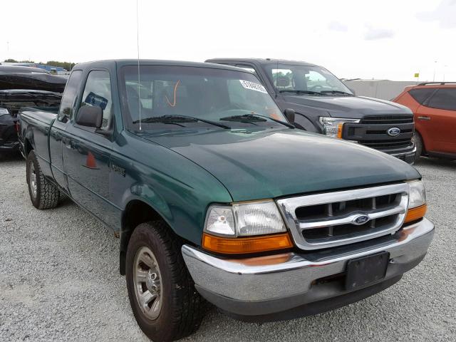 1FTYR14V9YPB52575 - 2000 FORD RANGER SUP GREEN photo 1