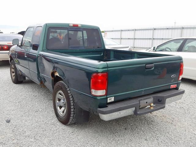 1FTYR14V9YPB52575 - 2000 FORD RANGER SUP GREEN photo 3