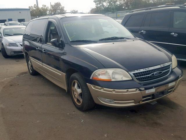 2FMZA5341YBB59597 - 2000 FORD WINDSTAR S BLACK photo 1