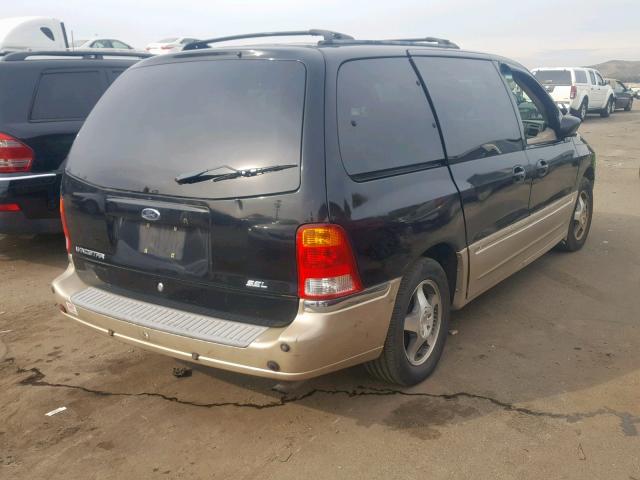 2FMZA5341YBB59597 - 2000 FORD WINDSTAR S BLACK photo 4