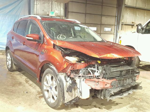 1FMCU0JX7EUE10271 - 2014 FORD ESCAPE TIT ORANGE photo 1