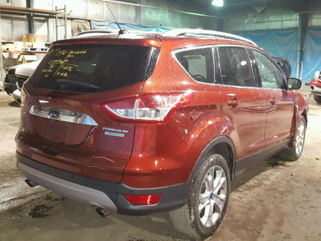 1FMCU0JX7EUE10271 - 2014 FORD ESCAPE TIT ORANGE photo 4