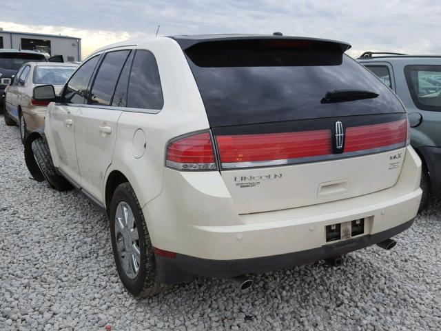 2LMDU68C77BJ38487 - 2007 LINCOLN MKX WHITE photo 3