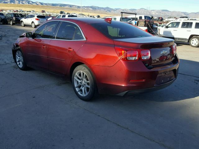 1G11C5SL0FF350422 - 2015 CHEVROLET MALIBU 1LT მუქწითელი ფოტო 3