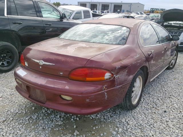 2C3HC56G2YH110491 - 2000 CHRYSLER LHS MAROON photo 4