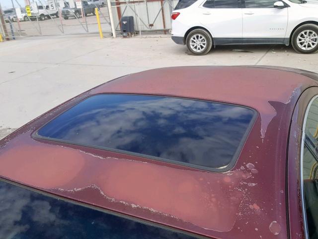 2C3HC56G2YH110491 - 2000 CHRYSLER LHS MAROON photo 9