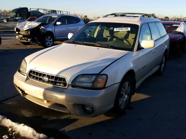 4S3BH815147616524 - 2004 SUBARU LEGACY OUT WHITE photo 2