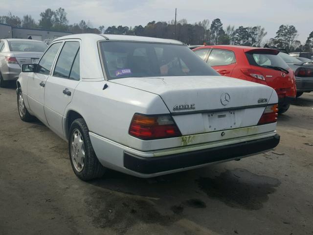 WDBEA34EXNB786328 - 1992 MERCEDES-BENZ 400 E WHITE photo 3