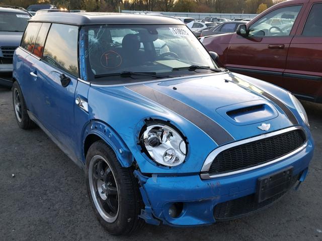 WMWMM33558TP70393 - 2008 MINI COOPER S C BLUE photo 1