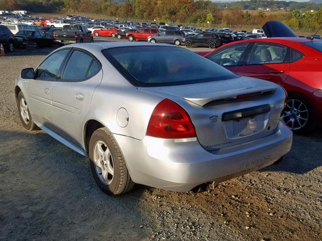 2G2WS522141251673 - 2004 PONTIAC GRAND PRIX SILVER photo 3