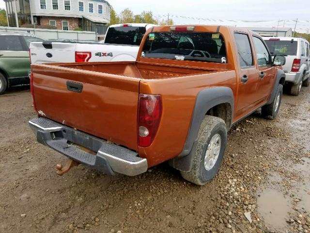 1GCDT136248222190 - 2004 CHEVROLET COLORADO ORANGE photo 4