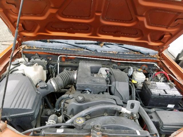 1GCDT136248222190 - 2004 CHEVROLET COLORADO ORANGE photo 7