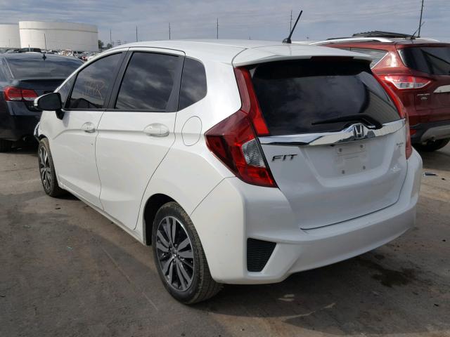 JHMGK5H72GX041527 - 2016 HONDA FIT EX WHITE photo 3