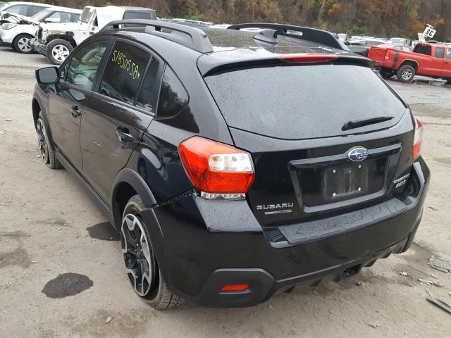 JF2GPANC9HH269034 - 2017 SUBARU CROSSTREK BLACK photo 3