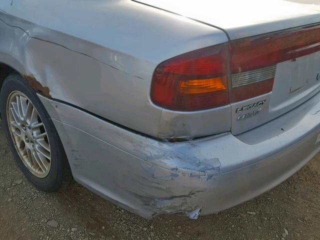 4S3BE625747205690 - 2004 SUBARU LEGACY L S SILVER photo 9