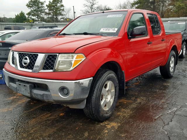 1N6AD07W18C418898 - 2008 NISSAN FRONTIER C RED photo 2