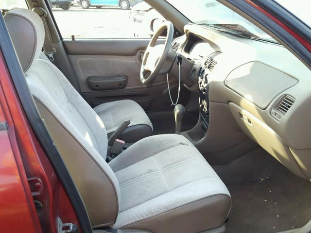 1Y1SK5262TZ033109 - 1996 GEO PRIZM BASE MAROON photo 5