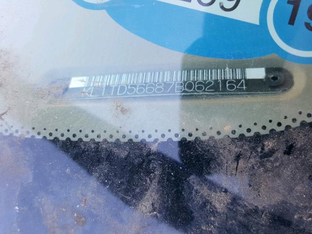 KL1TD56687B062164 - 2007 CHEVROLET AVEO BASE Көк фото 10