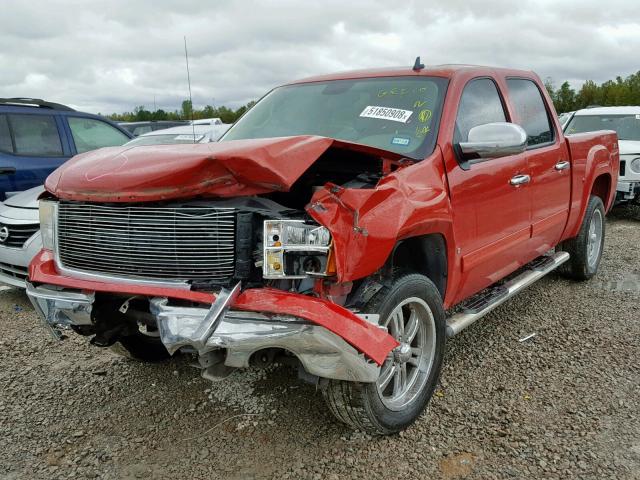 2GTEC13C771734089 - 2007 GMC NEW SIERRA RED photo 2