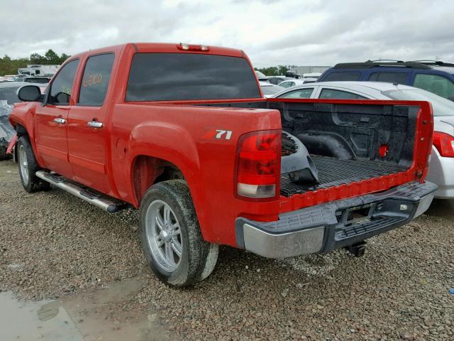 2GTEC13C771734089 - 2007 GMC NEW SIERRA RED photo 3