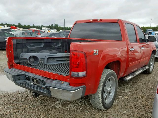 2GTEC13C771734089 - 2007 GMC NEW SIERRA RED photo 4